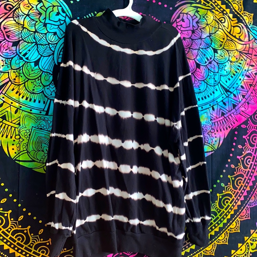 Tie dye Turtle neck Long sleeve